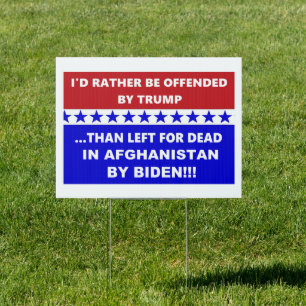 Anti-Biden Left For Dead Sign