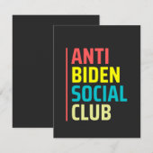 Anti Biden Social club (Front/Back)