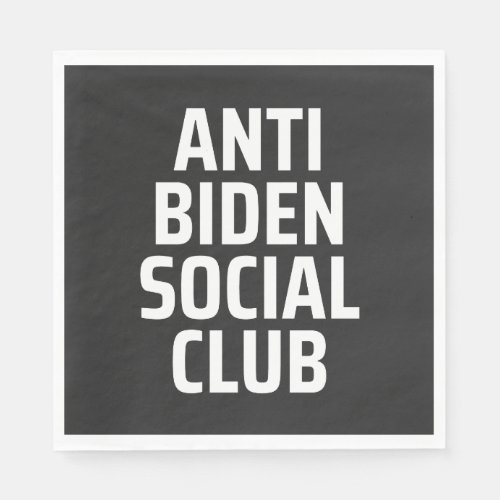 Anti Biden Social club Napkins