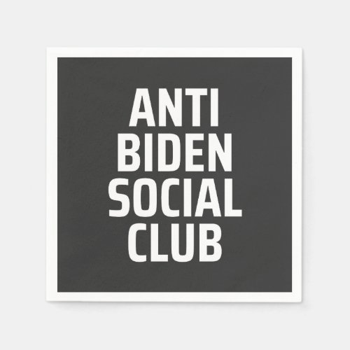 Anti Biden Social club Napkins
