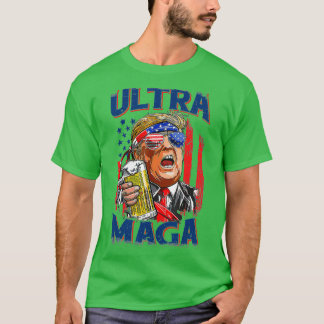 Anti Biden Ultra MAGA Funny Trump MAGA King Pro Tr T-Shirt