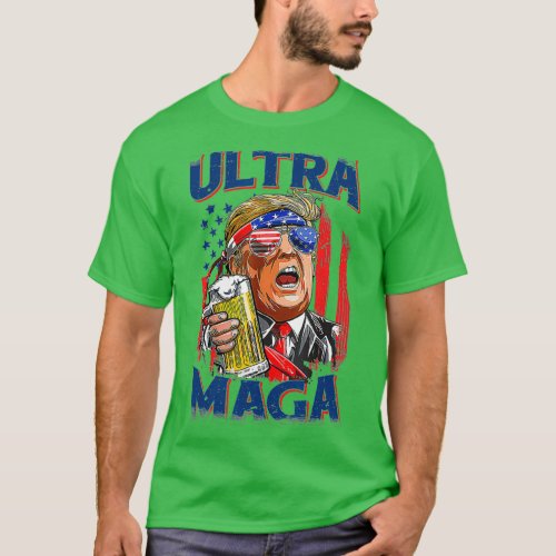 Anti Biden Ultra MAGA Funny Trump MAGA King Pro Tr T_Shirt