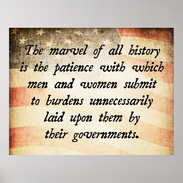 Anti-Big Government Poster (Front)