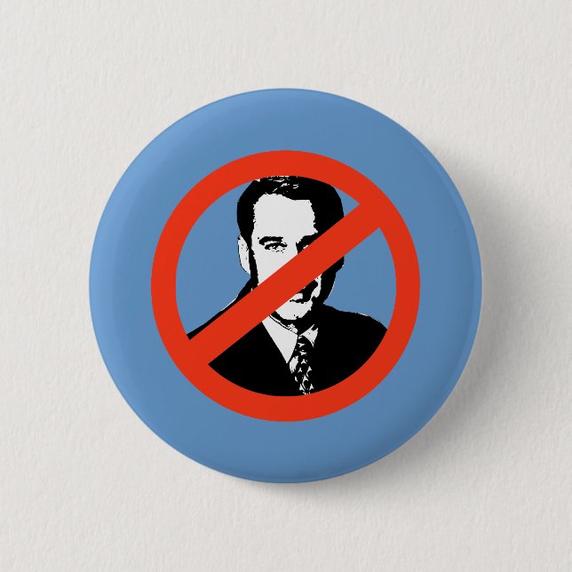 ANTI-BOEHNER: Anti-John Boehner Pinback Button (Front)