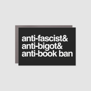 Anti-Book Bans Car Magnet