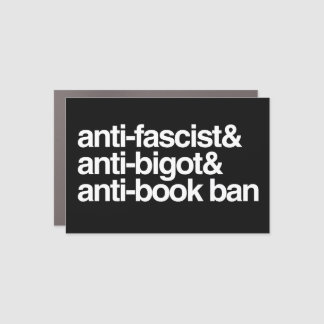 Anti-Book Bans Car Magnet