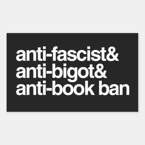 Anti_Book Bans Rectangular Sticker
