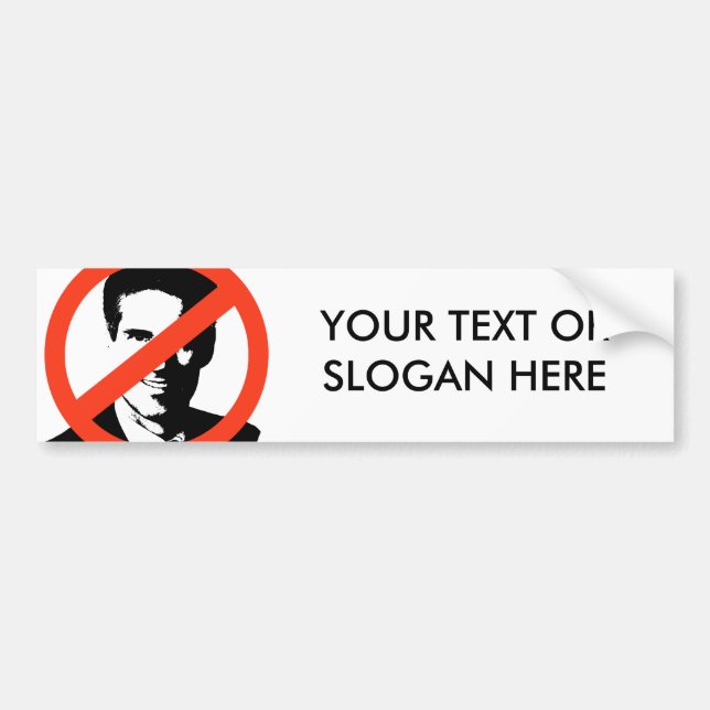 ANTI-BROWN / ANTI- SCOTT BROWN BUMPER STICKER (Front)