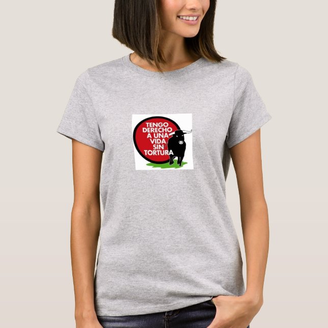 Anti-bullfighting bulls T-Shirt (Front)