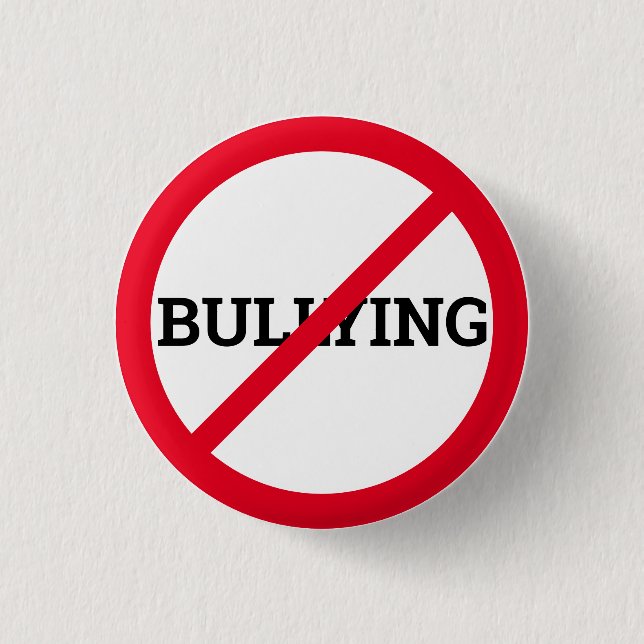 Anti Bullying Button (Front)