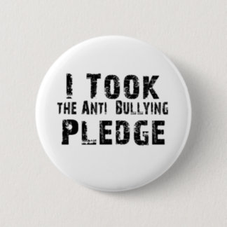 Anti Bullying Pledge Pinback Button