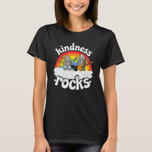 Anti Bullying Rainbow Hippie Music Teacher Kindnes T-Shirt