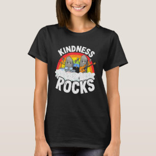 Anti-Bullying Rainbow Hippie Music Teacher Kindnes T-Shirt