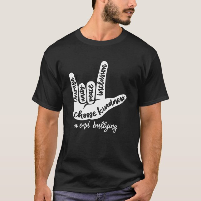 Anti Bullying Unity Day 2022 Orange Kids Love Lang T-Shirt (Front)