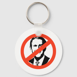 ANTI-BUSH - ANTI-George W Bush Keychain
