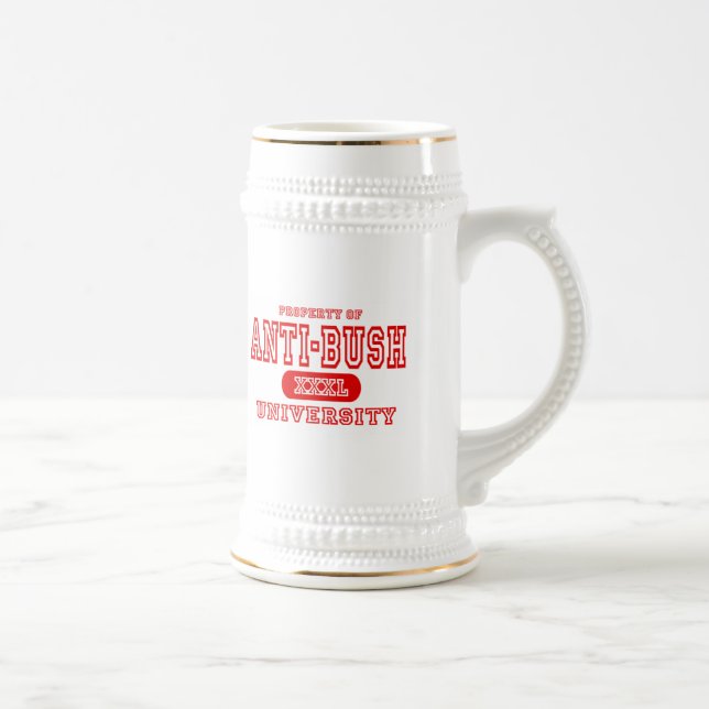 Anti-Bush University Beer Stein (Right)
