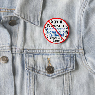 Anti CA Democrat Gavin Newsom Edit Name Button
