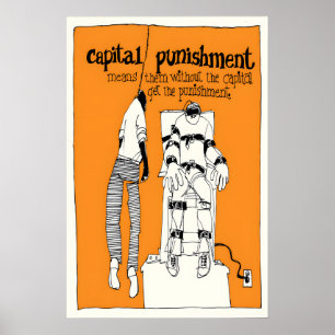 Anti Capital Punishment Poster Political Human