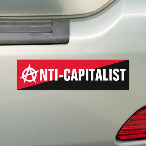 Anti_Capitalist Anarchist Bumper Sticker