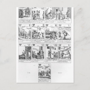 Anti-catholic playing cards commemorating