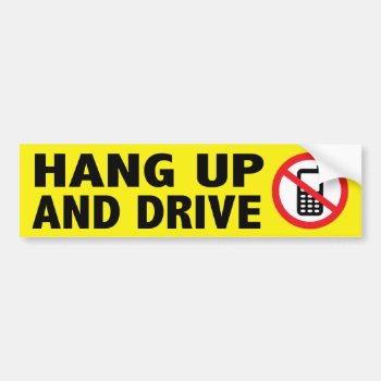 Anti-cell Phone Bumper Sticker by kathysprettythings at Zazzle