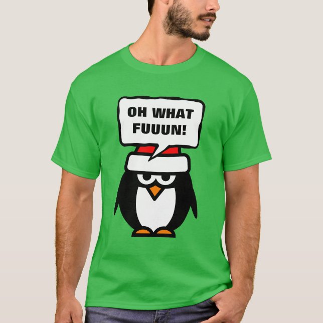 Anti Christmas t shirt with sarcastic quote (Front)