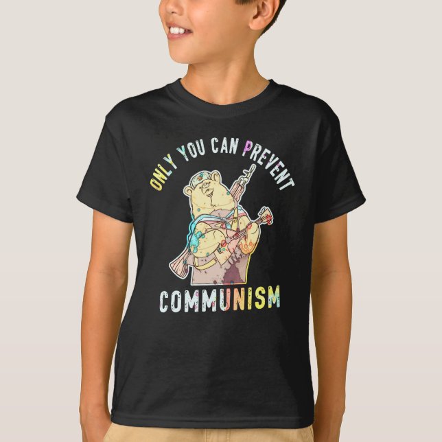 Anti-Communism Capitalism T-Shirt (Front)