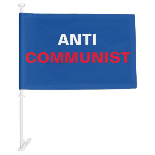 Anti Communist Car Flag