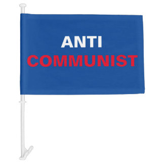 Anti Communist Car Flag