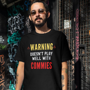Anti Communist Conservative Tee Doesn't Play Well