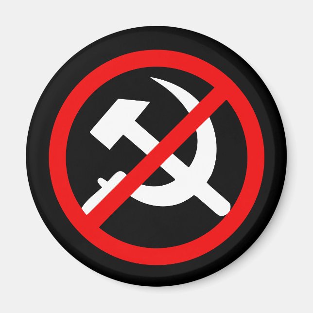 Anti-Communist Fridge Magnet (Front)