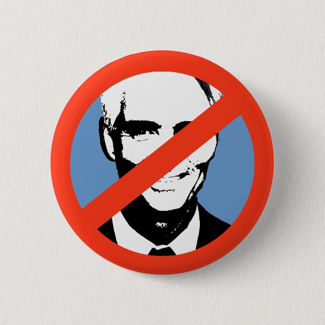 ANTI-CRIST: ANTI-Charlie Crist Gear Pinback Button (Front)
