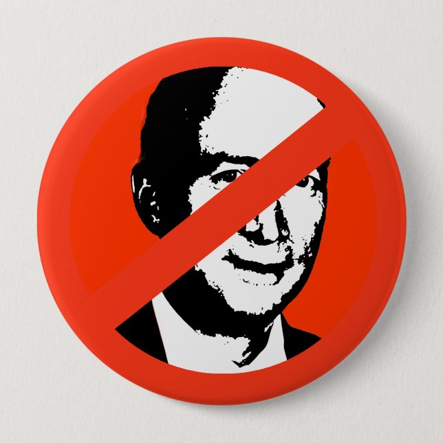 ANTI-DANIELS PINBACK BUTTON (Front)