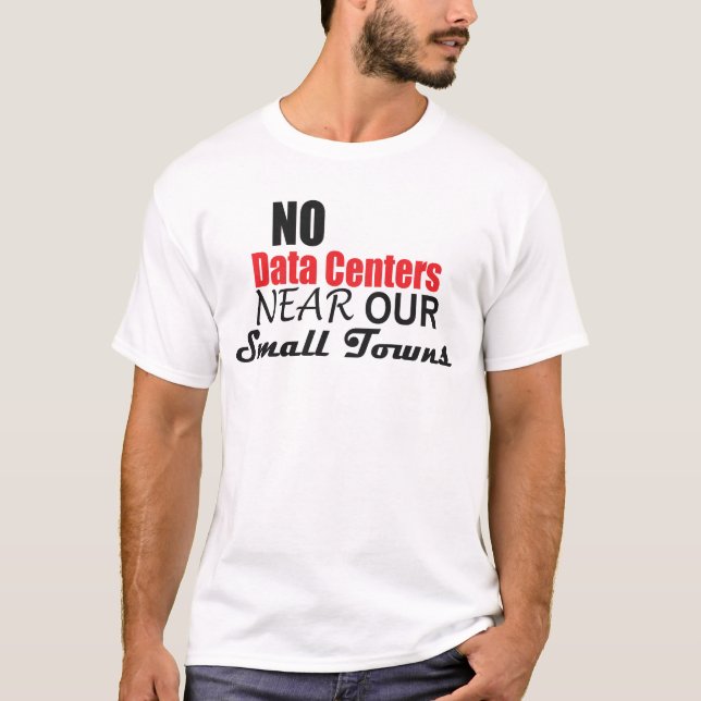 Anti Data Center T-shirt (Front)
