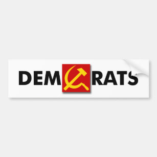 Anti Democrat “DemRats” sticker