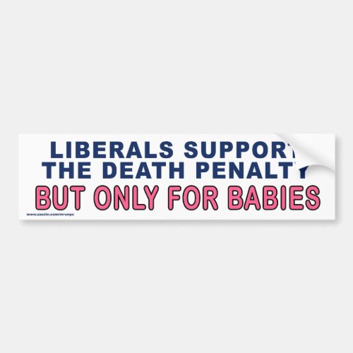 Anti Democrat Liberals Support Death Sticker