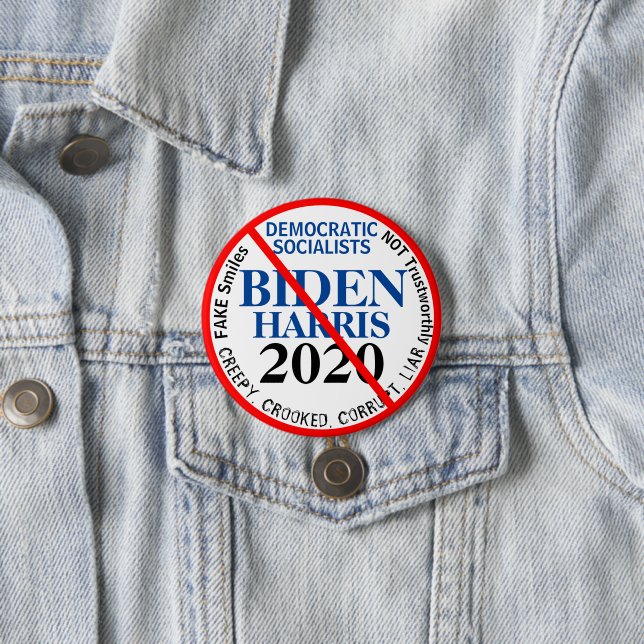 Anti Democratic Biden Harris Edit YEAR Button (In Situ)