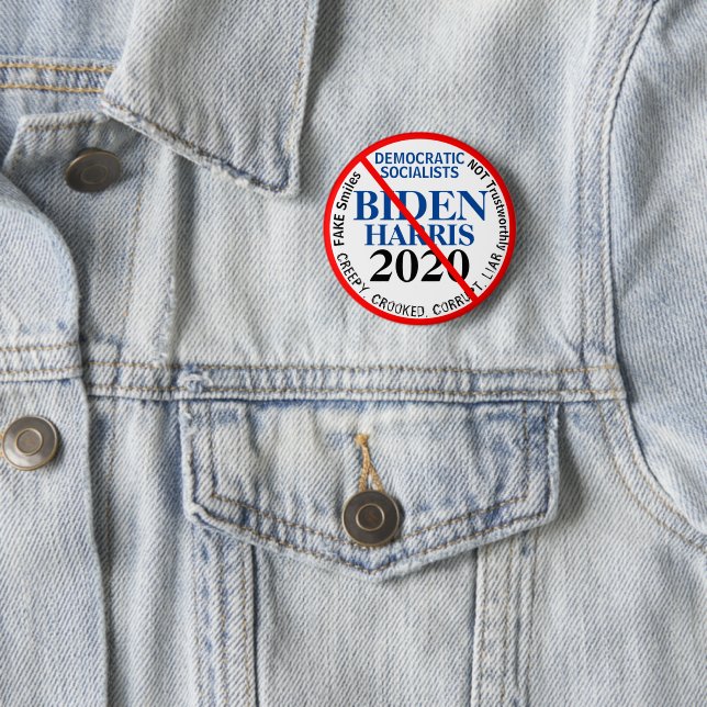 Anti Democratic Biden Harris Edit YEAR Button (In Situ)