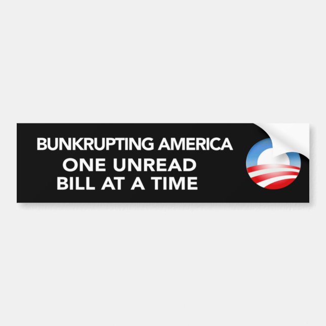 Anti Democratic Bumper Sticker (Front)