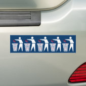 Anti Democrats Bumper Sticker (On Car)