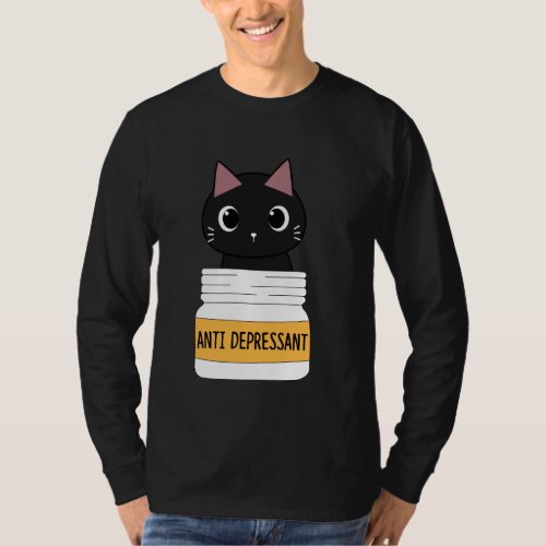 Anti Depressant Fur Cat Kitten  Loves Cat T_Shirt