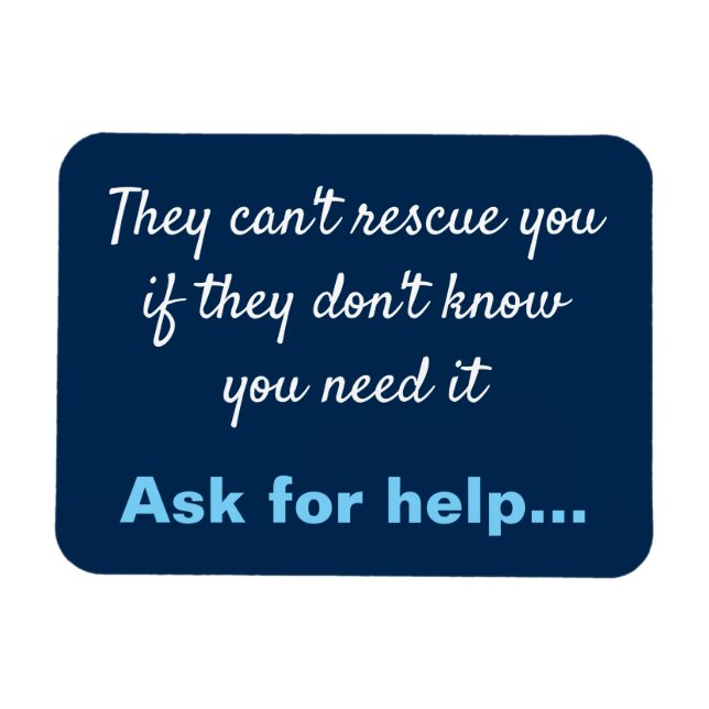 Anti Depression Suicide Prevention Magnet (Horizontal)