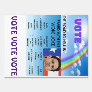 Anti DeSantis Yard Sign