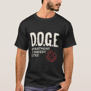 Anti Doge D.o.g.e. Real Meaning Definition  T-Shirt