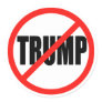 Anti Donald Trump 2016 Round Election Stickers