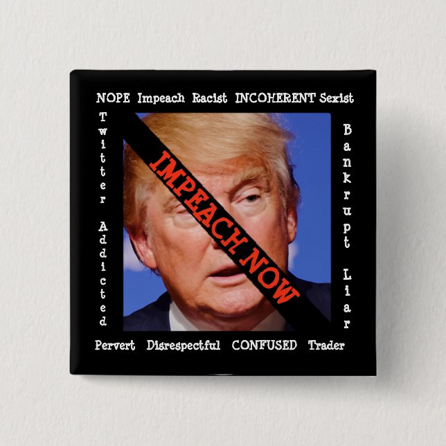 Anti Donald Trump Button (Front)