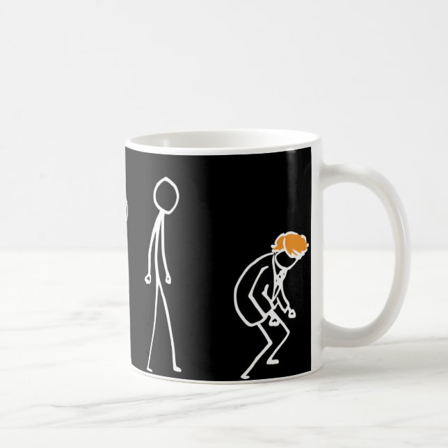 Anti Donald Trump cartoon coffee mug (Right)