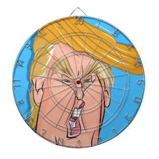 Anti Donald Trump - Cartoon Dartboard