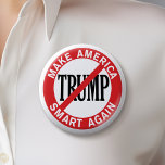 Anti Donald Trump - Make America Safe Again Pinback Button<br><div class="desc">A protest design for anyone in the resistance. Show your support for the left as they try and stop the so-called president.</div>