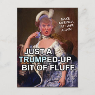 Anti Donald Trump Marie Antoinette 2020 Election Postcard